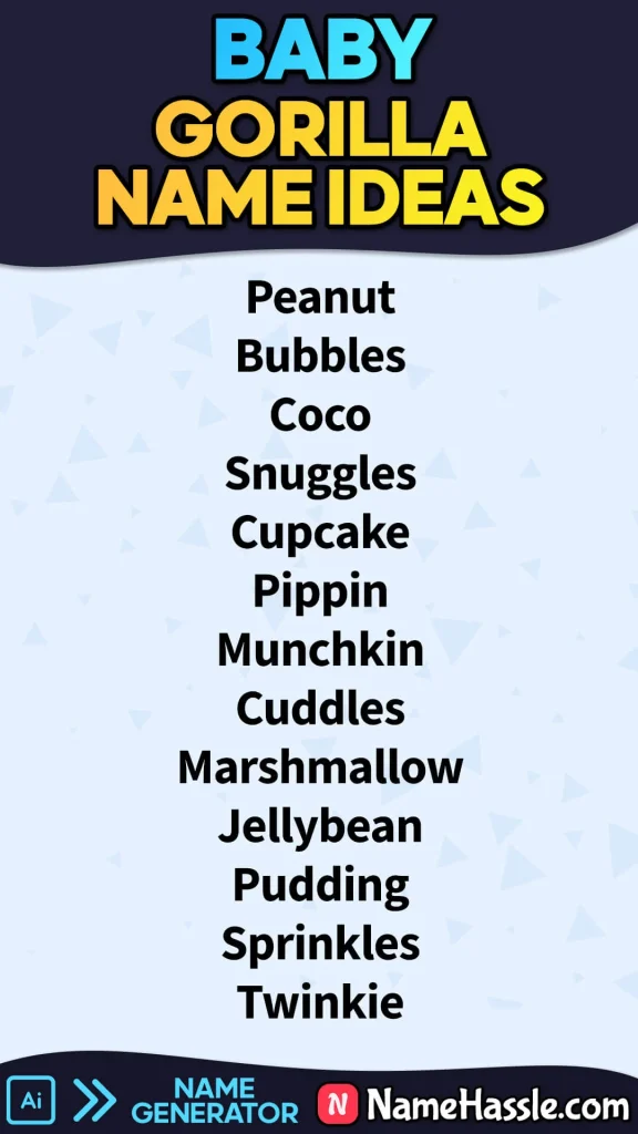 1600 Cool Funny Gorilla Names Ideas Generator 2026