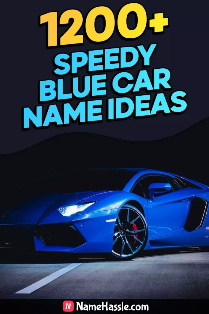 Best Blue Car Names Ideas (Generator)