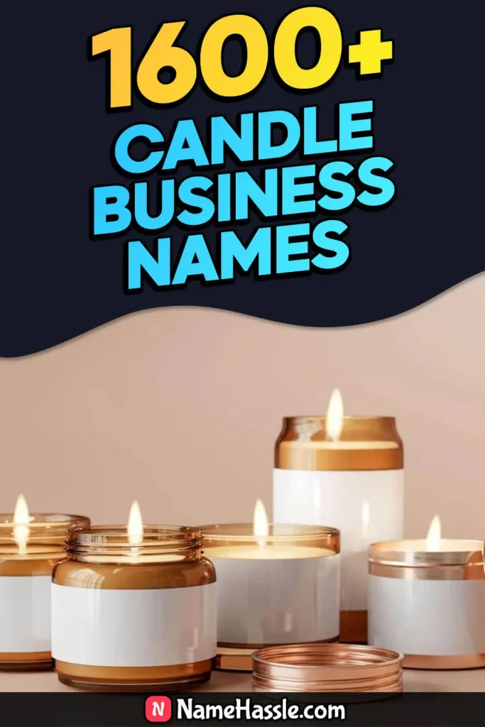 Best Catchy Candle Business Names (Generator)