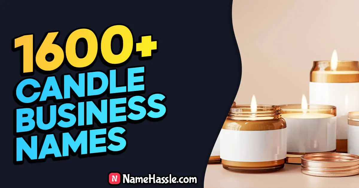 1600+ Best Catchy Candle Business Names (Generator) 2024