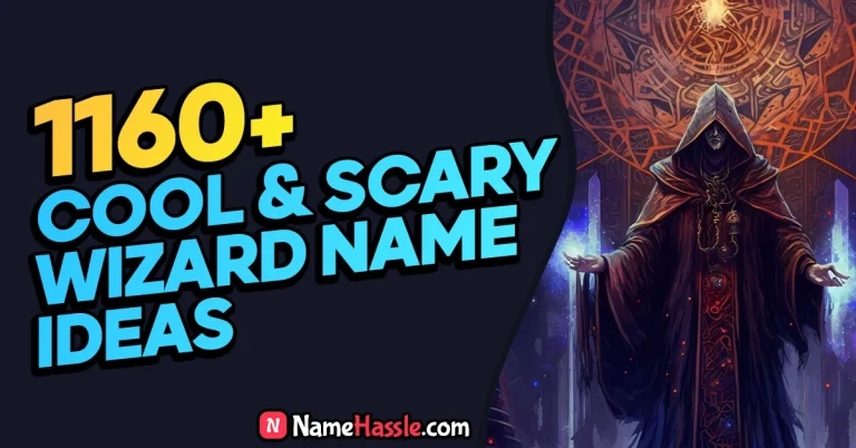 1160+ Best Cool & Scary Wizard Name Ideas (Generator)