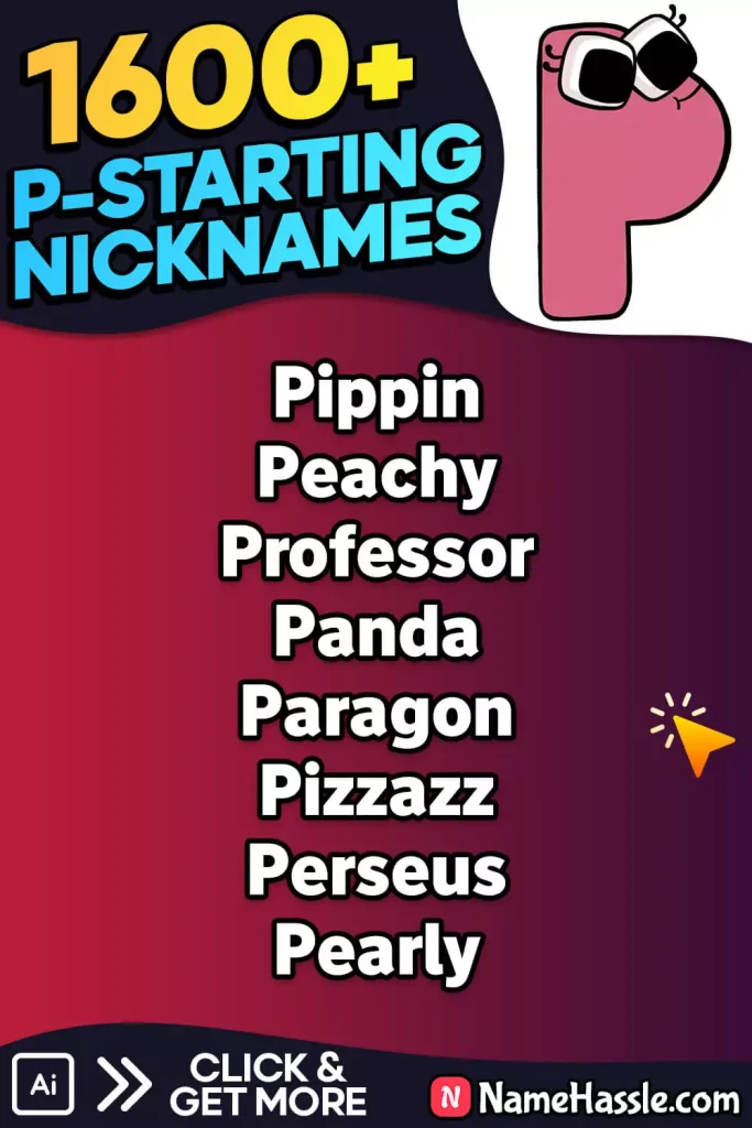 Catchy Nicknames That Start With P (Generator)
