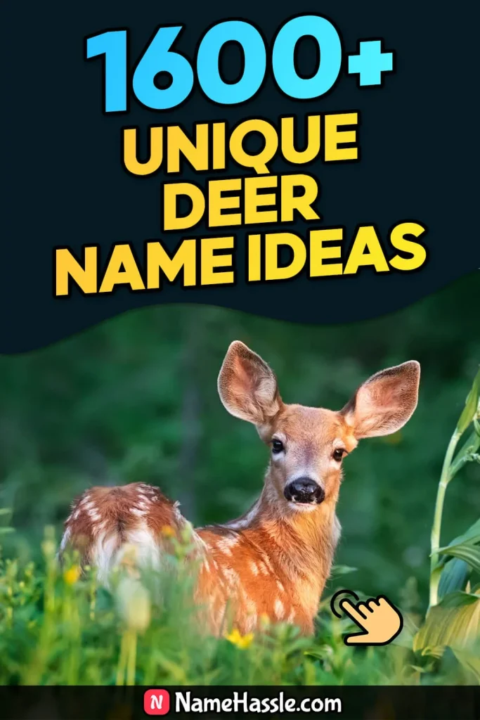 Cool And Funny Deer Names Ideas (Generator)