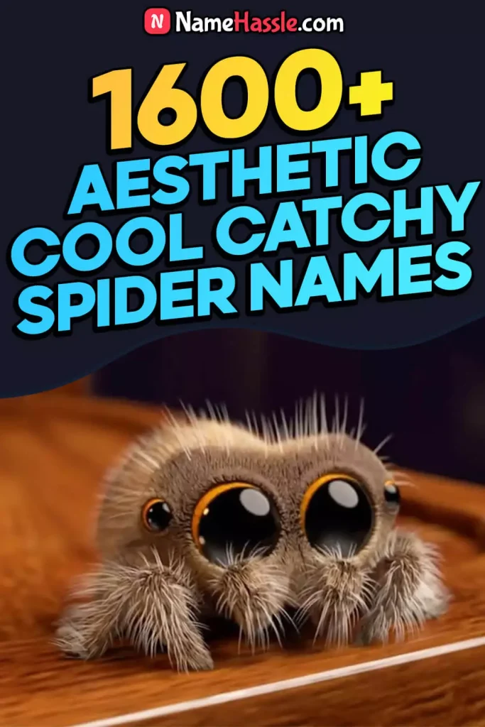 Cool Catchy & Unique Spider Names Generator