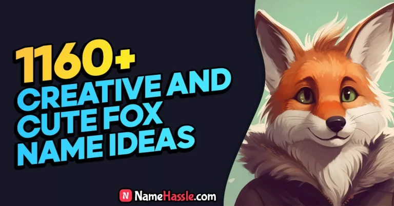 1160+ Creative & Awesome Fox Name Ideas (Generator)