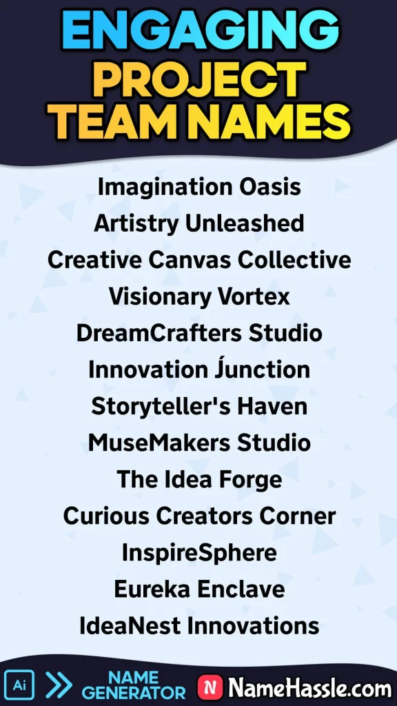 Engaging Names For Creative Projects