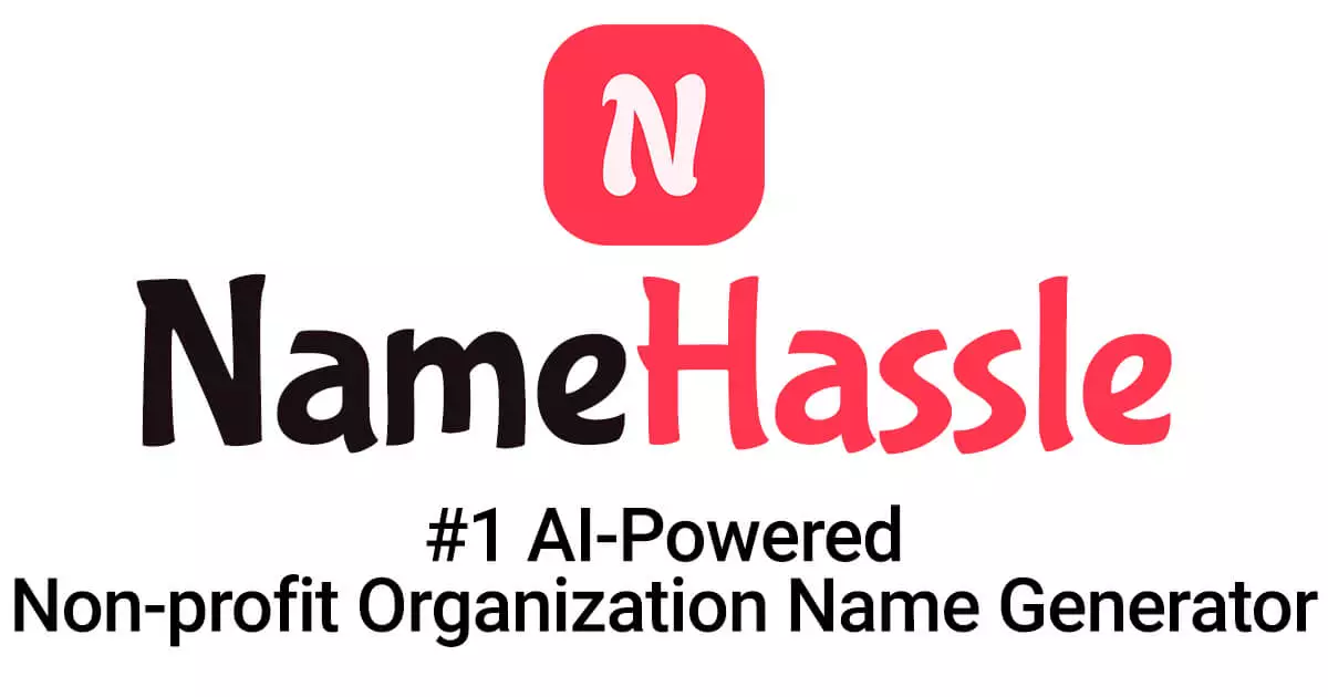 Non Profit Organization Name Generator