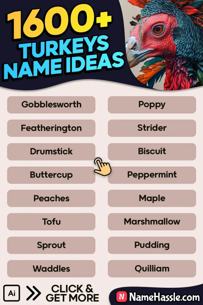 Turkeys Names Ideas 7