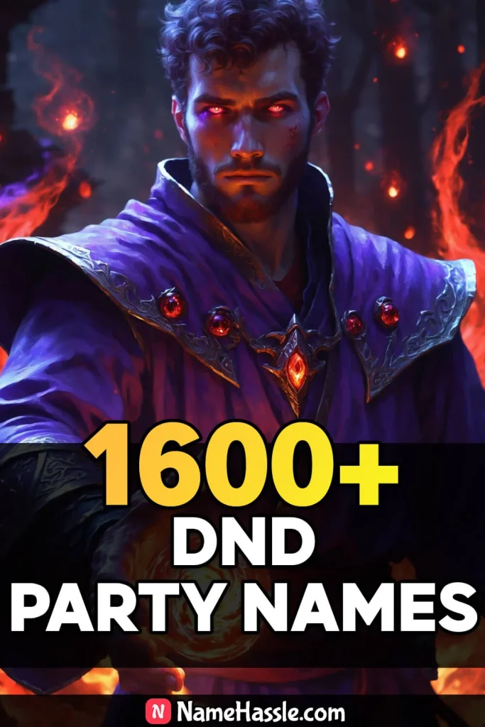 Unique & Catchy DnD Party Names Ideas (Generator)