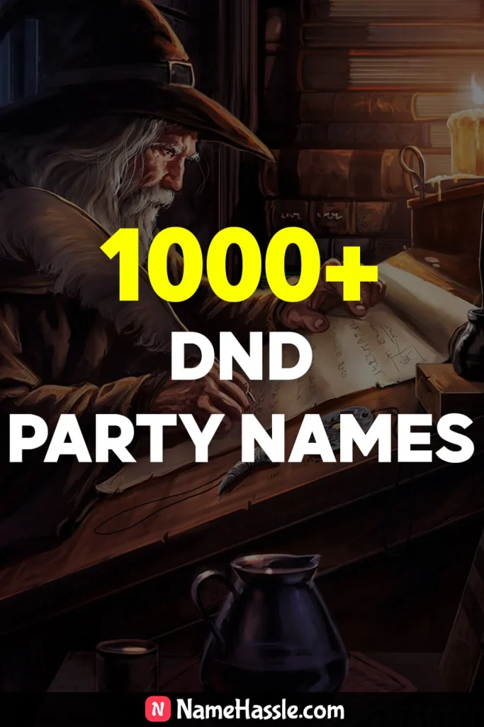 Unique & Catchy DnD Party Names Ideas (Generator)