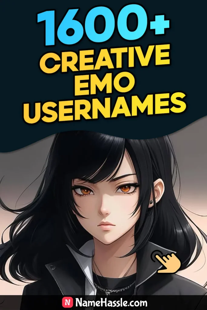 Unique & Catchy Emo Usernames Ideas (Generator)
