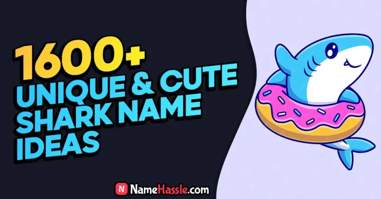1600+ Unique Cute & Stylish Shark Names (Generator)