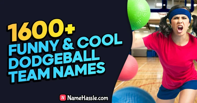 1600+ Unique Dodgeball Team Names Ideas (Generator)