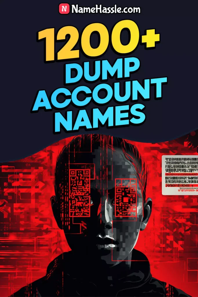 Unique Dump Account Names Ideas (Generator)