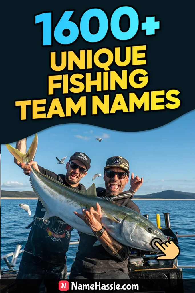 Unique & Funny Fishing Team Names Ideas (Generator)