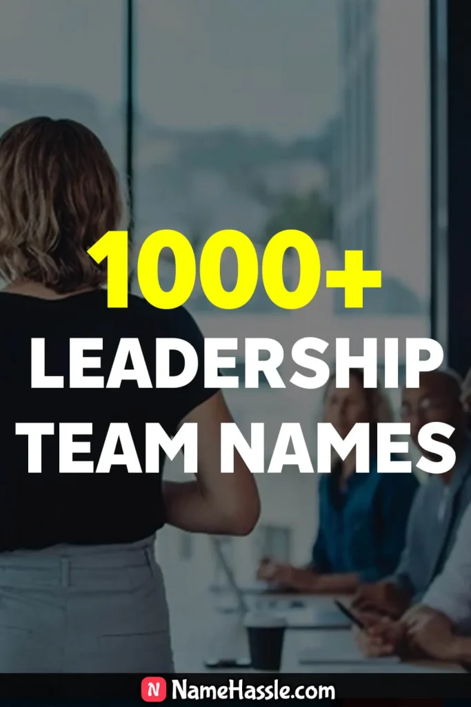 Unique Leadership Team Names Ideas Generator 11