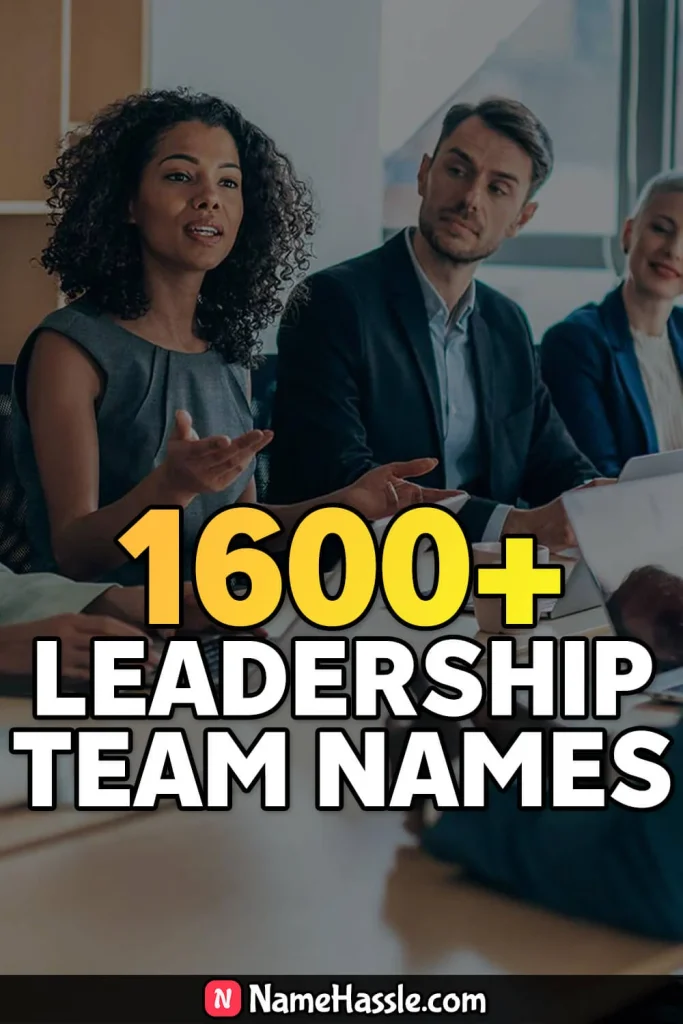 Unique Leadership Team Names Ideas Generator 4