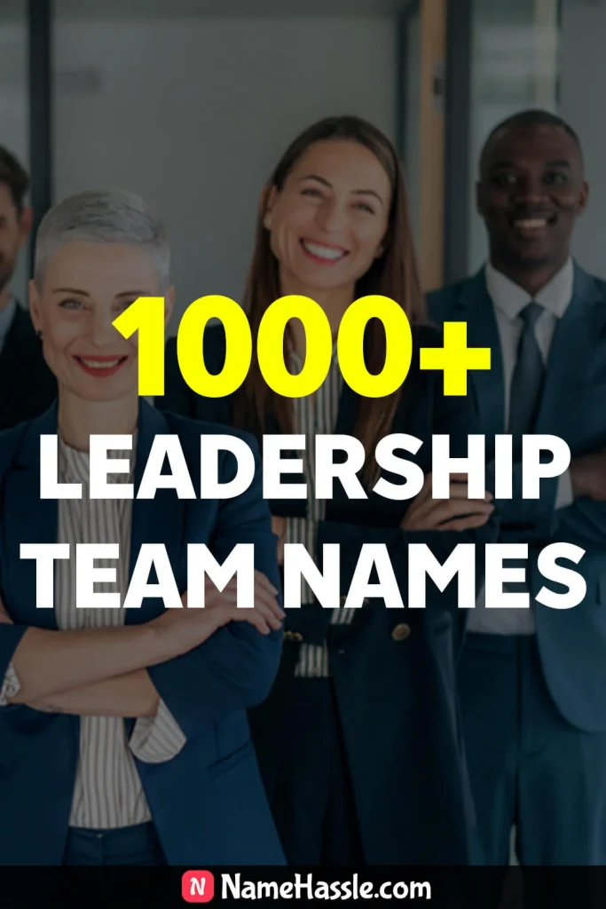 Unique Leadership Team Names Ideas Generator 6