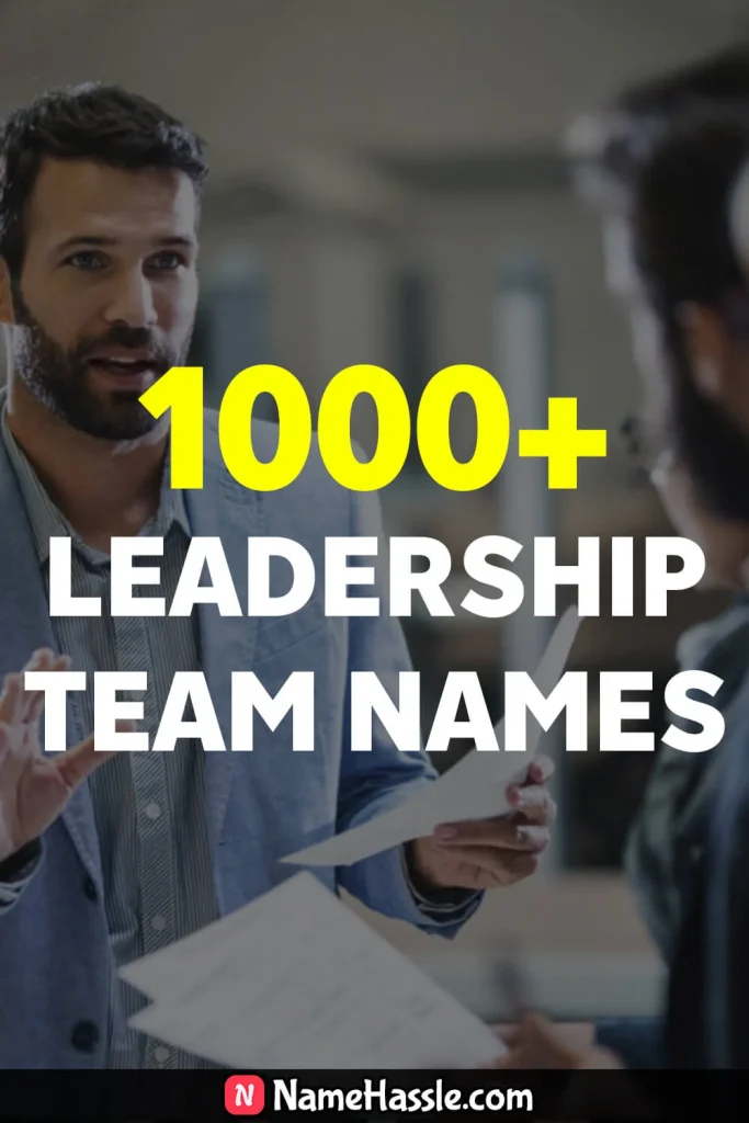 Unique Leadership Team Names Ideas Generator 8