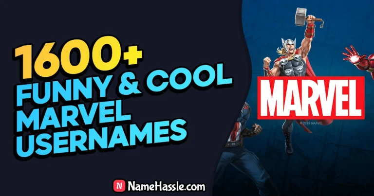 1600+ Unique Marvel Usernames Ideas (Generator)