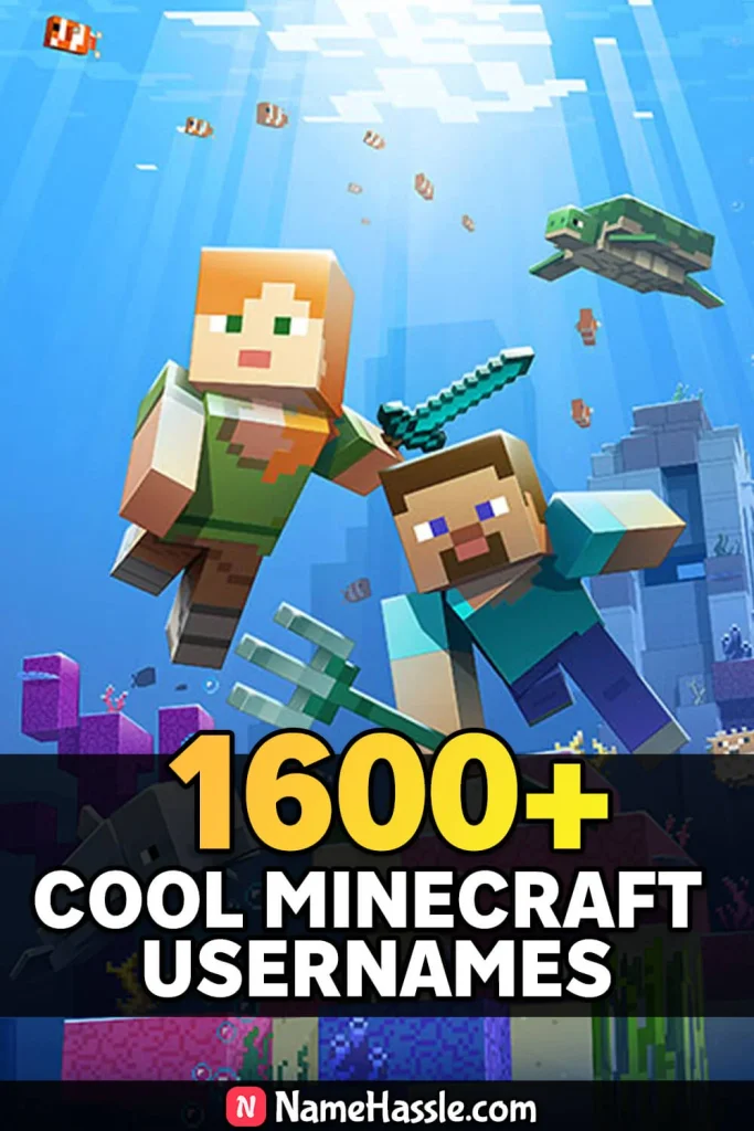 1600+ Unique Minecraft Usernames Ideas (Generator) [2024]