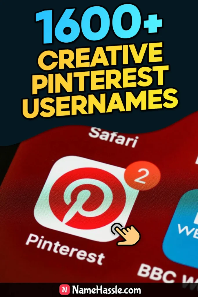 Unique Pinterest Usernames Ideas (Generator)