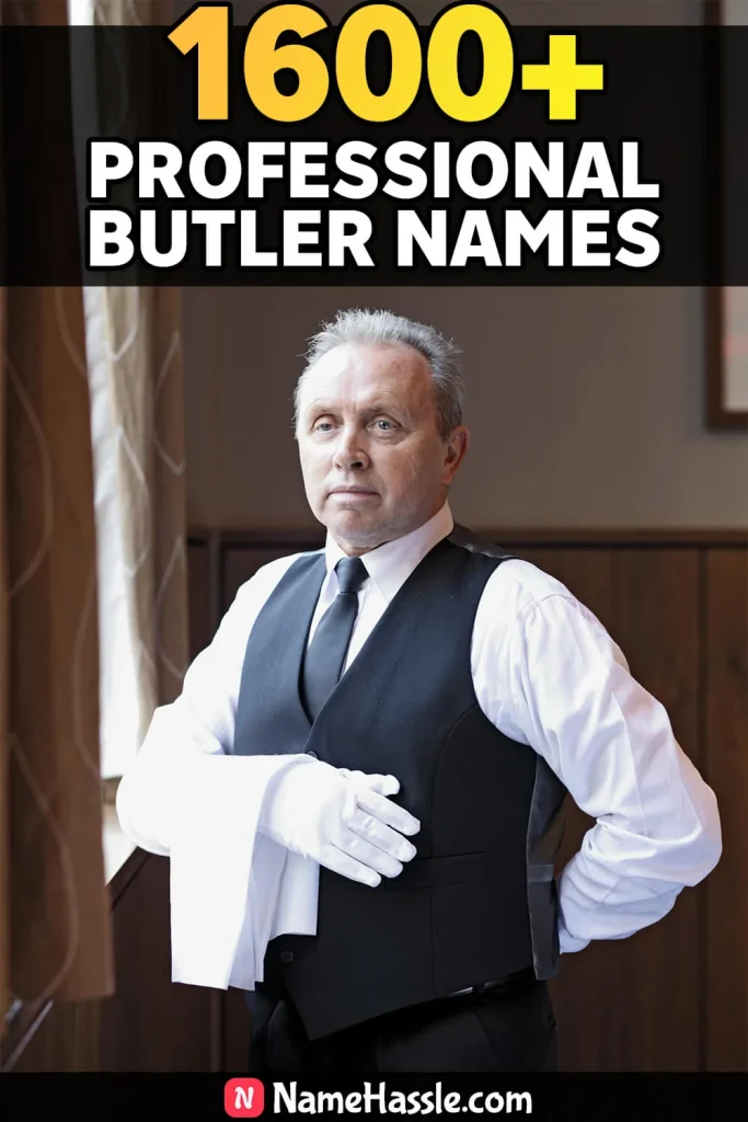 Unique Professional Butler Names (Generator)