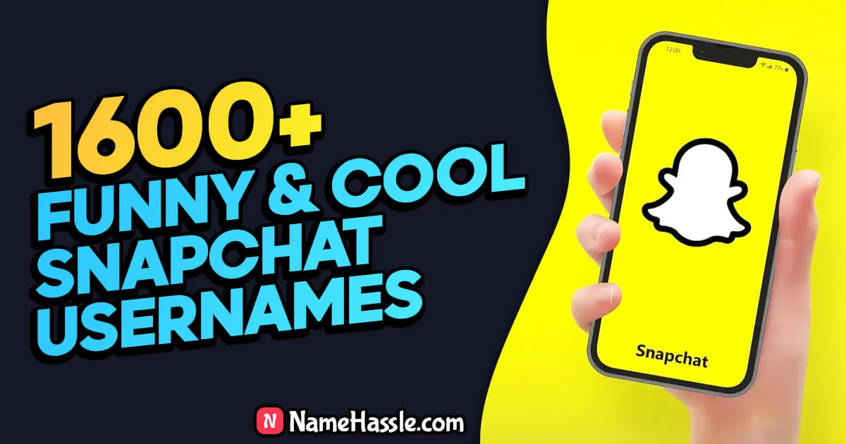 1600+ Unique Snapchat Usernames Ideas (Generator) [2025]