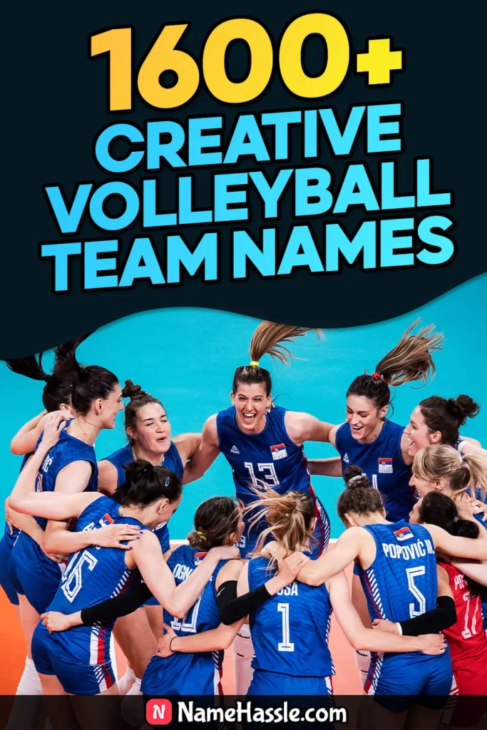 1600 Unique Volleyball Team Names Ideas Generator [2024]