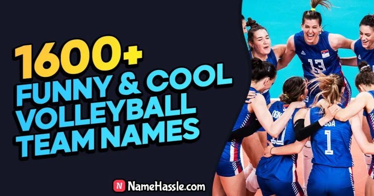 1600+ Unique Volleyball Team Names Ideas (Generator)